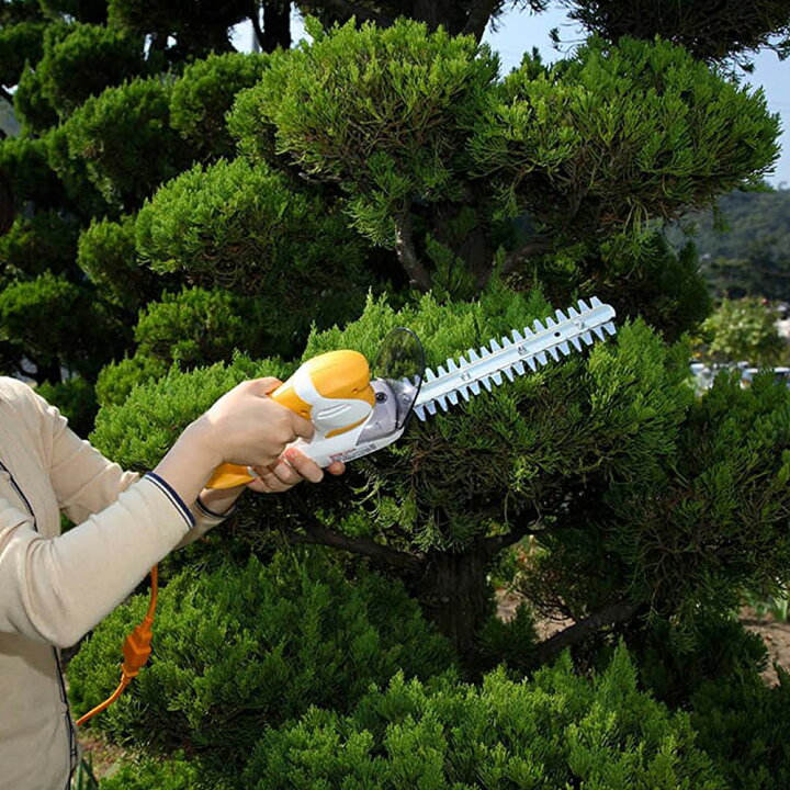 楽天市場 最大1000円offクーポン有 11 1限定 ヘッジトリマー 家庭用 剪定バリカン 生垣バリカン のこぎり ノコギリ 庭木 細枝 ガーデニング 生垣 生け垣 バリカン 植込 植え込み 剪定 せん定 庭の手入れ 玉散らし 枝切り 高枝 電動 軽量 刈り込み機 草刈機 低振動