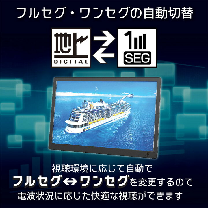 楽天市場 ポータブルテレビ フルセグ テレビ 17型 液晶テレビ 録画 ワンセグ 17インチ 車載 本体 17v型 録画 液晶 500gb 録画搭載 番組表 Epg 地デジ 地上デジタル放送 Usbポート リモコン付き スタンド付き ポータブル 車 大画面 車載用バッグ付属 送料無料