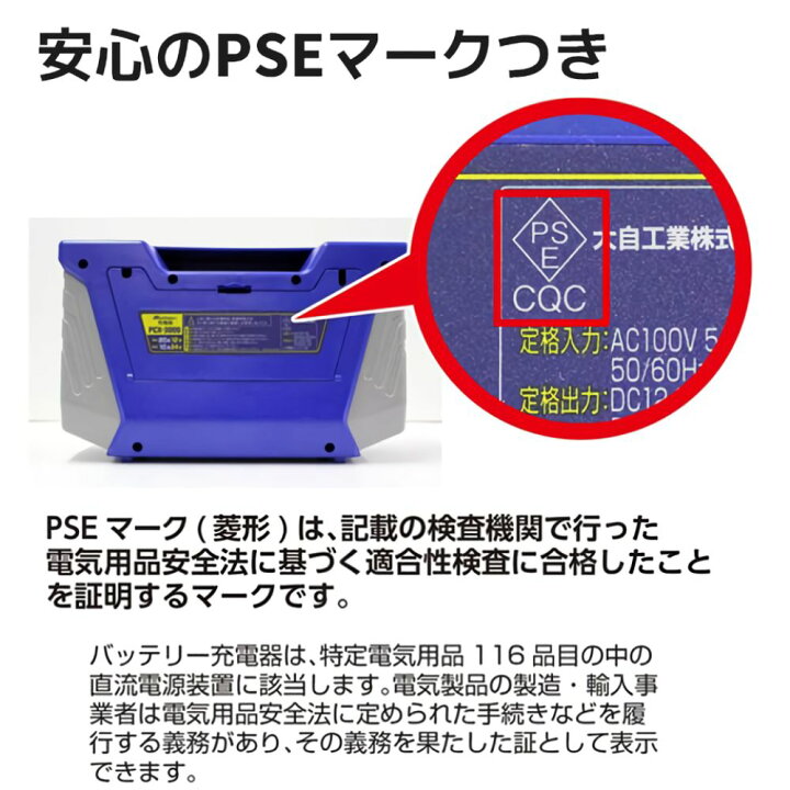 楽天市場】メルテック バッテリー充電器 軽自動車 ~ 大型トラック DC 