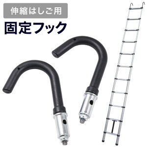 【衝撃の\99%OFF/先着☆1日限定】 はしご 梯子 固定フック 固定具 はしご固定フック フックのみ 安全 壁 高所作業 安定 補助 滑落対策 軽量 大掃除 除雪 電球 照明 オプション