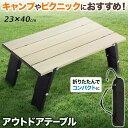 【全品半額チャンス★9日0時〜】 ローテーブル キャンプ アウトドア ウッド調 アルミ ライトテーブル LT20-40232 高さ 2段階 2WAY テーブル 折りたたみ 幅40cm ロー レジャーテーブル ピクニックテーブル アウトドアテーブル 作業台 木目 折り畳み 軽量 収納 アルミ