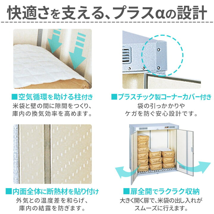 楽天市場】≪3冠達成≫ お米 収納庫 米保管庫 晴れっ庫 こめっ庫 組立 