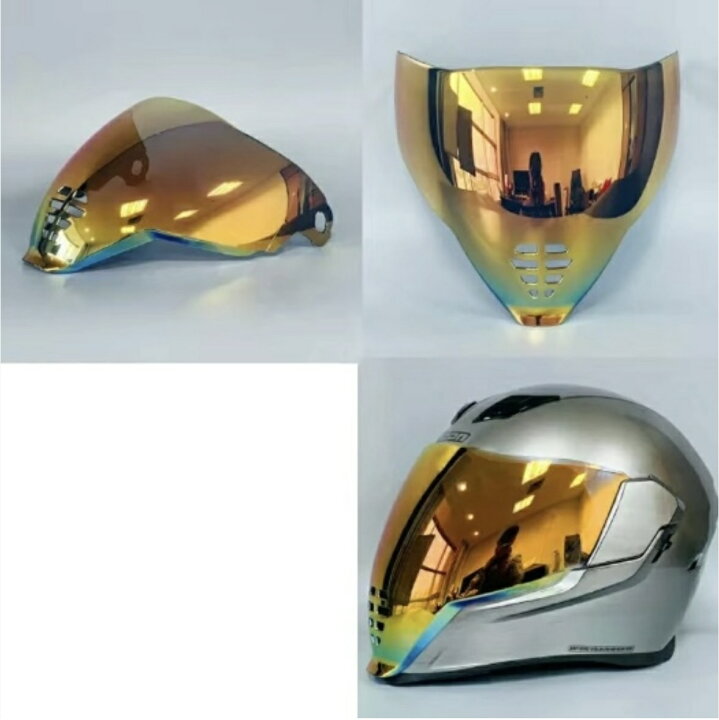 楽天市場】ICON Airflite IC06 対応 調光シールド バイク用 ミラー 