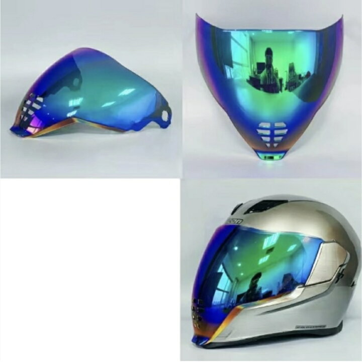 楽天市場】ICON Airflite IC06 対応 調光シールド バイク用 ミラー 