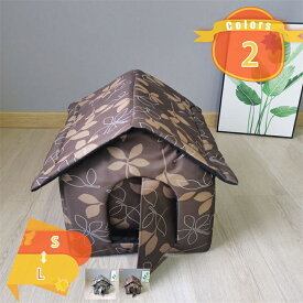 500円OFFクーポン ペットアウトドアハウス 折りたたみ式ペットシェルター 猫ハウス 猫小屋 外猫ハウス 屋外用 防雨 防水 耐候性 防水ねこ猫用 猫用トイレ 野良猫用トイレ 組み立てが簡単 屋外犬小屋 ペットハウス 小型犬 猫 アウトドア用 fascimo