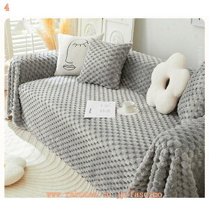 マルチカバー ソファーカバー ベロア シンプル うさぎ柄 防塵カバー カウチベッドカバー 爪とぎ防止 洗濯可 ズレにくい 防カビ 防塵 清潔簡単 ソファー保護 傷防止 カウチ保護カバー 3人掛