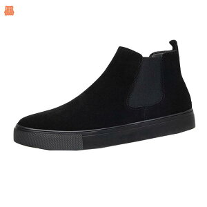 ブーツ メンズ ショート サイドゴア ショートブーツ 防滑 3E 合成皮革 履きやすい ローヒール カジュアル おしゃれ 秋 冬 キレイめ ハイカット シンプル スエード スウェード ラウンドトゥ プ