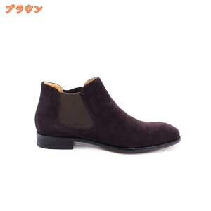 サイドゴアブーツ メンズ 定番 チェルシーブーツ メンズシューズ カジュアル 靴 ハイカット ショートブーツ 男性 冬靴 メンズブーツ シンプル 靴 おしゃれ ラウンドトゥ 履き心地よい 結婚