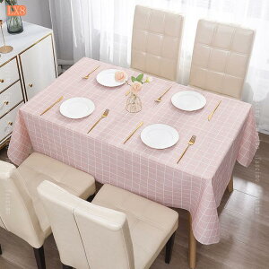 テーブルクロス 撥水 ビニール ギンガムチェック 約 140*220 140*140生地風 レッド 赤 耐水 おしゃれ お洒落 リビング ダイニング モダン かわいい 可愛い 北欧 テーブルクロス fascimo