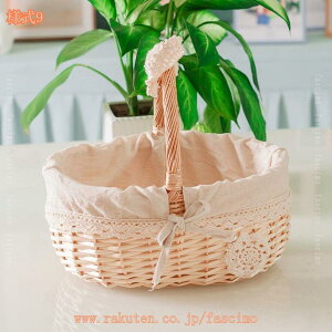 北欧風バスケットかご バスケット おしゃれ 収納 北欧 持ち手付き 収納ボックス 収納かご 収納バスケット 持ち手 大 ピクニックバスケット ピクニック かごバッグ タオル収納 編みバッグ ト
