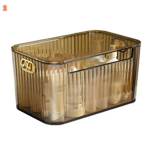 化粧品収納ボックス メイク筆立て 収納ボックス 浴室 洗面所収納 多機能 長持ち おしゃれ コスメ ボックス 文房具収納 雑貨 メイクアップ リップ収納 防塵 防水 引き出し付き 化粧ぼっくす