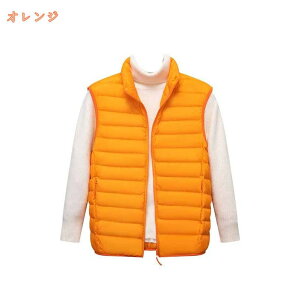 ゴルフ ダウンベスト メンズ ゴルフウェア ダウン ジャケット ナイロン 蓄熱保温 撥水加工 アウター ブルゾン 軽量 スタンドカラー ジップアップ 無地 スポーツ 防寒 防風 秋冬 おしゃれ fasci