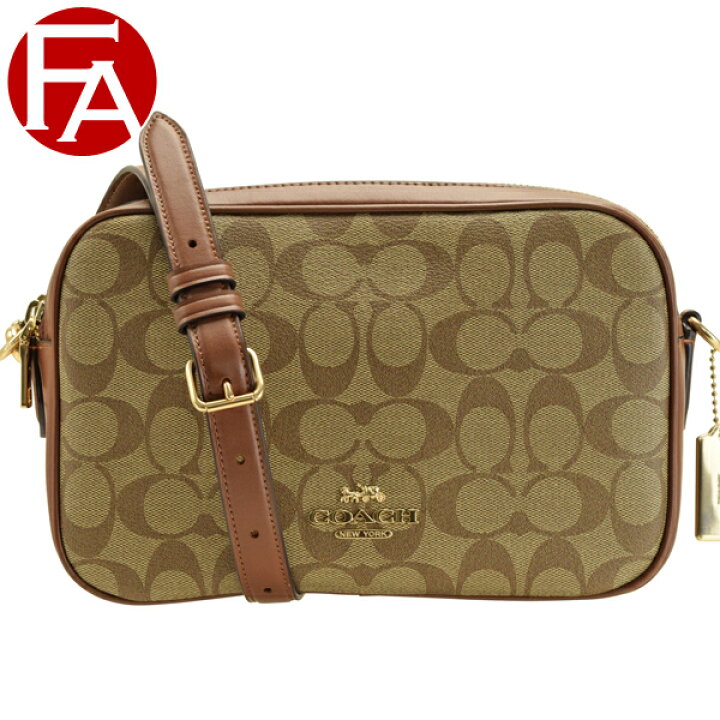 楽天市場 コーチ Coach 斜めがけショルダーバッグ シグネチャー アウトレット ime74 ショルダー バッグ バック かばん 鞄 肩掛け 斜め掛け カメラバッグ 旅行 レディース かわいい 可愛い カメラバッグ おしゃれ オシャレ ブランド Fascino