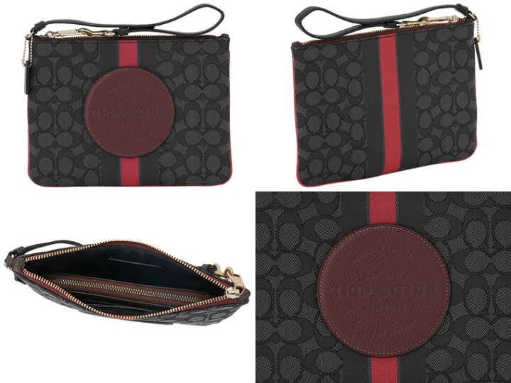 楽天市場】コーチ COACH クラッチバッグ リストレット シグネチャー 