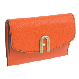 フルラ/FURLA PRIMURA M CARD CASE カードケース 名刺ケース レザー タンジェリン レディース wp00219bx0053tng00