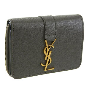 サンローラン(SAINT LAURENT) ブラック レディース二つ折り財布 | 通販 