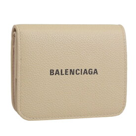 バレンシアガ 二つ折り財布 レディース アウトレット レザー ベージュ 5942161IZI32760 BALENCIAGA