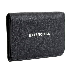 バレンシアガ 財布 メンズ レディース 三つ折り財布 アウトレット レザー ブラック 6557431IZIM1090 BALENCIAGA 土日祝も毎日発送します