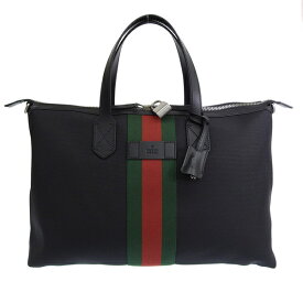 グッチ バッグ メンズ レディース 2WAY ショルダーバッグ アウトレット ブラック O DUFFLE GUC BAND 619750KWT7N1060 GUCCI 土日祝も毎日発送します