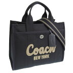 コーチ バッグ レディース 2WAY トートバッグ キャンバス ブラック CARGO TOTE CP158LHBLK COACH