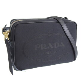 プラダ バッグ レディース ショルダーバッグ アウトレット ブラック 1BH089 LOGO JACQUARD NERO PRADA 土日祝も毎日発送します