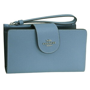 �R�[�` ���z ���f�B�[�X �����z �A�E�g���b�g ���U�[ �u���[ XGRN PHONE WALLET CS441SVPUB COACH