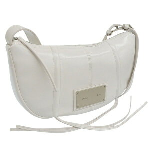 �}�[�e�B���L�� �o�b�O ���f�B�[�X �V�����_�[�o�b�O �z���C�g HALF SHIRRING RIBBON ROUND BAG MK2500BG002VIV Matin Kim