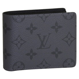 ルイヴィトン 財布 メンズ 二つ折り財布 グレー モノグラムエクリプス ポルトフォイユスレンダー M80906 LOUIS VUITTON