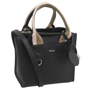 �t���� �o�b�O �����Y ���f�B�[�X 2WAY �V�����_�[�o�b�O ���U�[ �u���b�N FURLA DIVIDE IT MINI TOTE WB02068BX4467TON00 FURLA