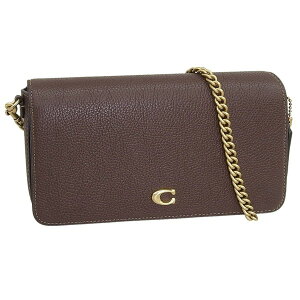 �R�[�` �o�b�O ���f�B�[�X �V�����_�[�o�b�O ���U�[ �u���E�� LEATH MILA BAG CAO01B4MPL COACH