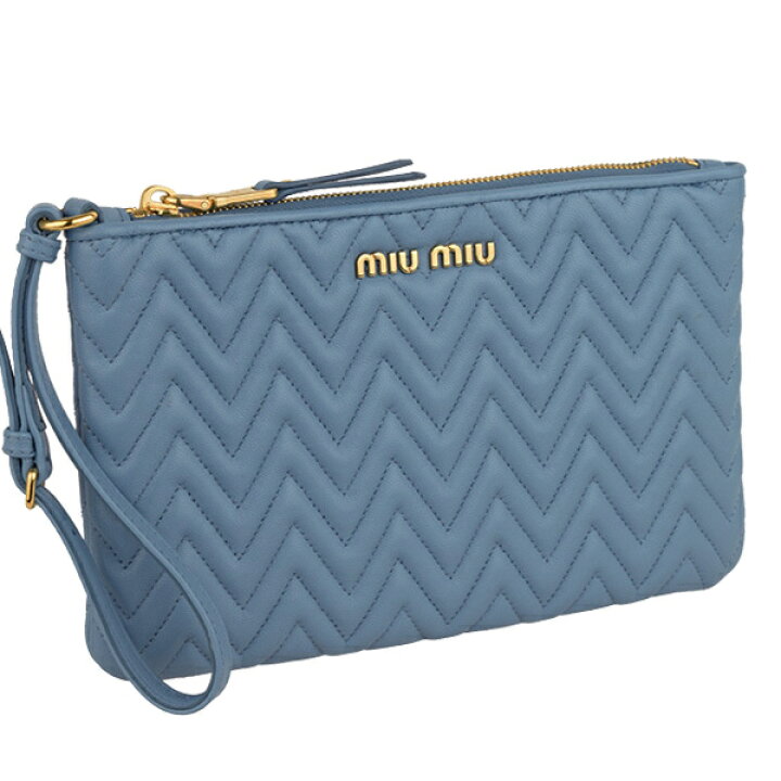 楽天市場 ミュウミュウ Miumiu ポーチ リストレット アウトレット 5nh811naim Astr Zz Fascino