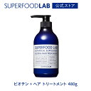 SUPERFOODLAB ビオチン + ヘア トリートメント 480g [ スーパーフードラボ / ヘア トリートメント / スカルプケア / ヘアケア / コンディショナー / 保湿 / ハリ / コシ / ツヤ / 潤い / うるおい / ふんわり / しっとり / さらさら ] rsl