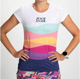 【Zoot】WOMEN'S RUN TEE (La Mer) トライアスロンウエア レディース アスリート専用 エアロランシャツ レディース ZFR12086