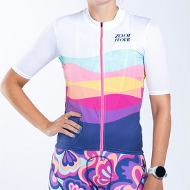 【Zoot】Women CYCLE AERO JERSEY EXPOSED ZIP (La Mer) トライアスロンウエア サイクルジャージ トップス レディース ZFC10008