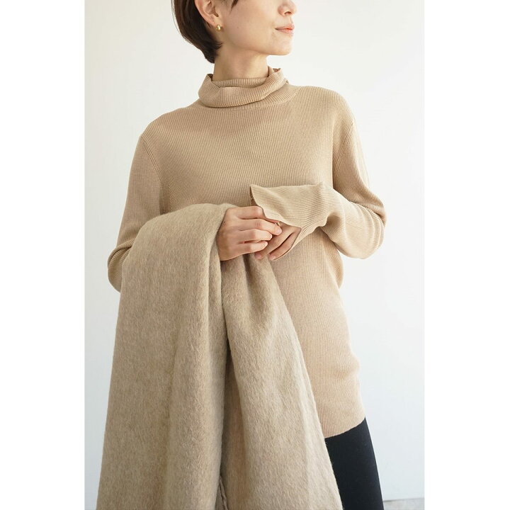 楽天市場】シルクカシミヤリブタートルニット タートルネック セーター  