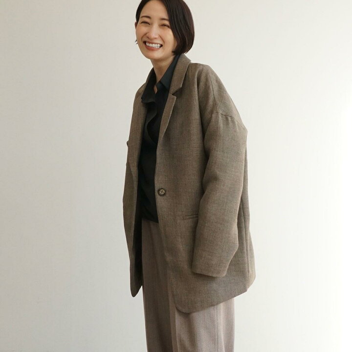 楽天市場】【 ツイード柄ビッグジャケット 】 : FASHFREN