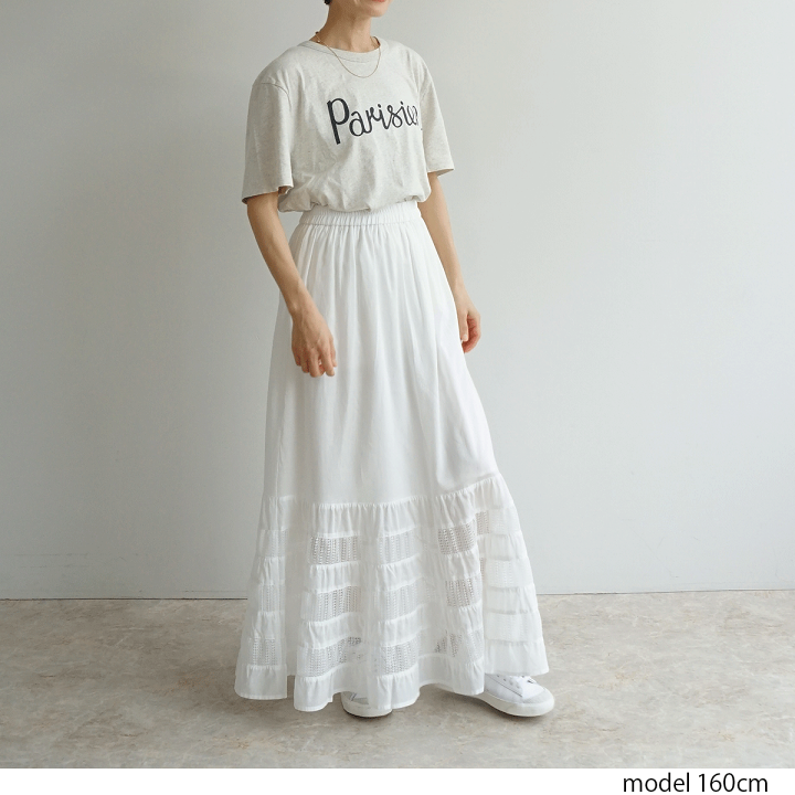 楽天市場】レースティアードスカート : FASHFREN