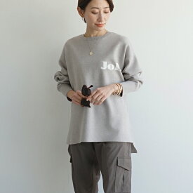 「ロゴクルーネックニット」