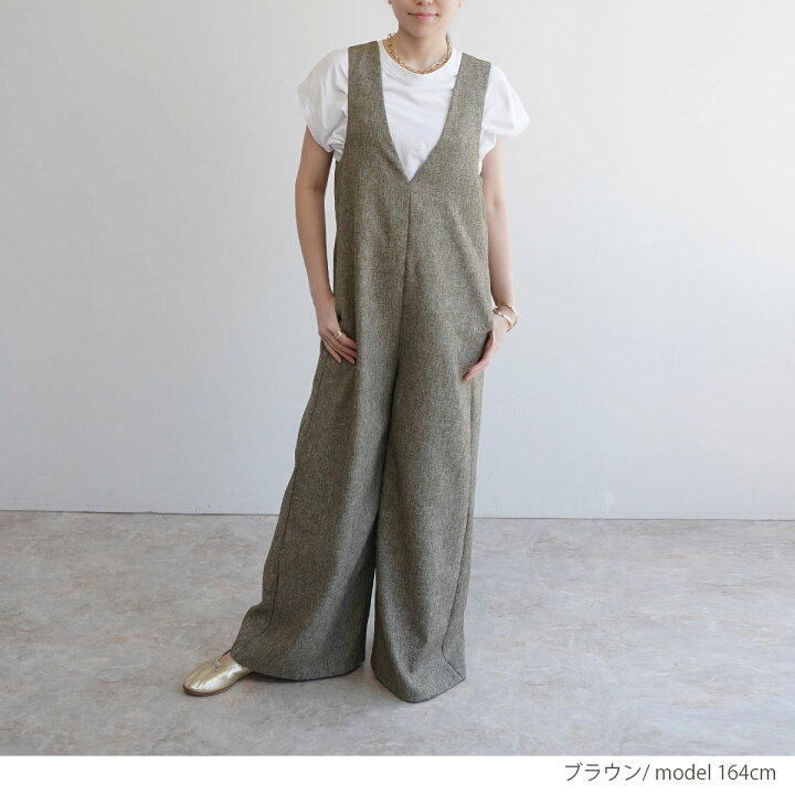 楽天市場】Vネックジャンプスーツ SALE : FASHFREN