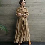 タックマキシワンピース　再入荷