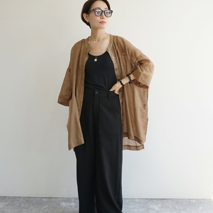 楽天市場】麻シアーはおりブラウス : FASHFREN