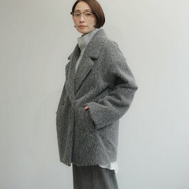 シャギーコートジャケット