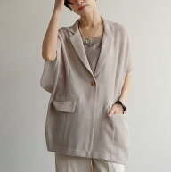 ※シアーテーラードジャケット　再入荷　【納期ご注意ください】