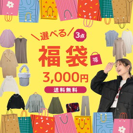 【3点で3000円 送料無料 選べる福袋】福袋 2024 レディース 福袋レディース 秋冬 服 雑貨 バッグ bag アウター ニット トップス スカート パンツ コート 訳あり福袋 自分で選べる 大きいサイズ おしゃれ [2024fkb]【※クーポン利用不可】