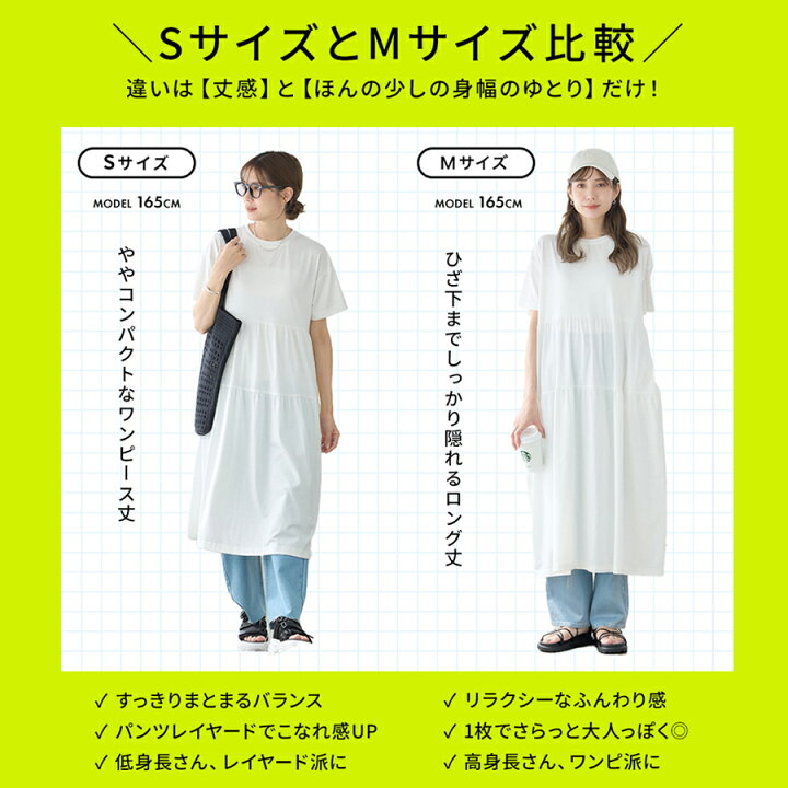 楽天市場】[5/30日限定 3168~3744円] Tシャツワンピース ティアード  