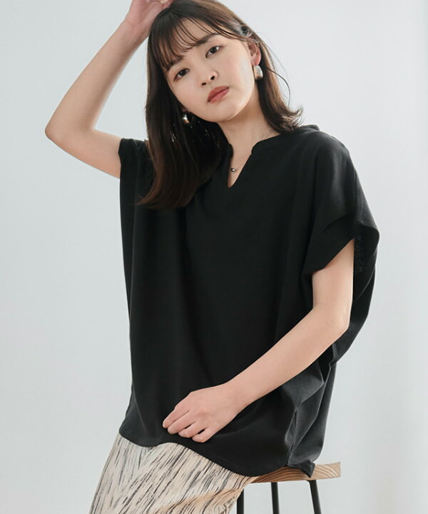 楽天市場】[4/10限定 25%OFFで 2175円] キーネック カットソー  