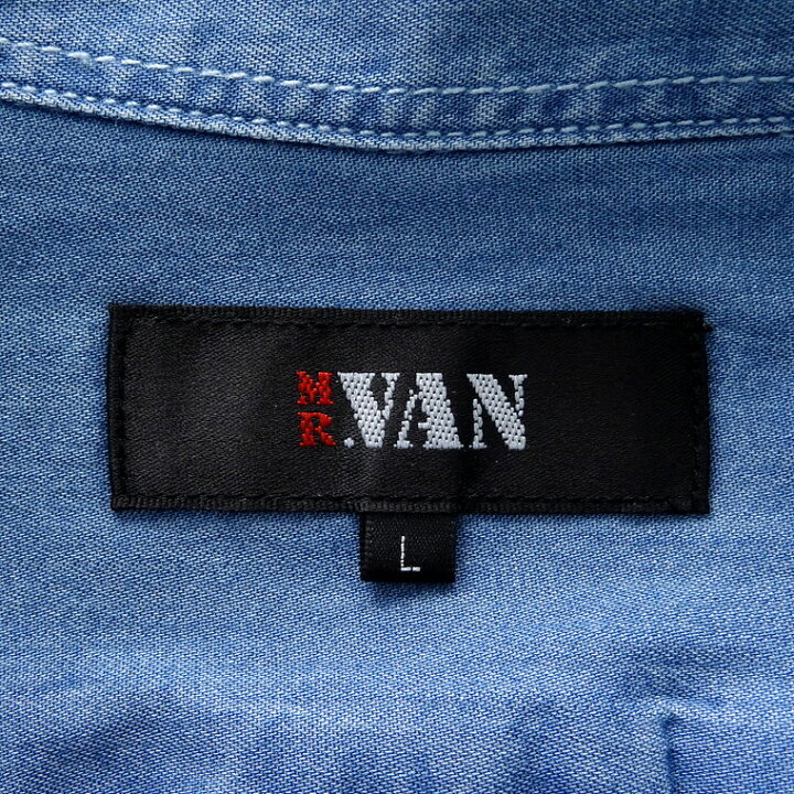 楽天市場 Mr Van ミスターヴァン 春夏 デニム 刺繍 半袖 シャツ ボタンダウン コットン メンズ トップス カジュアル ブランド 父の日 ギフト プレゼント 代 30代 40代 50代 60代 Shirt ファッションショップ Armadio