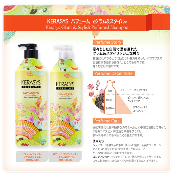 楽天市場 Kerasys 公式 送料無料 600mlx選べる4本 パフュームシャンプー リンス 4本セット Pih ケラシス 韓国シャンプー パフュームシャンプー トリートメント ダメージケア ヘアケア 韓国コスメ Aekyung Japan