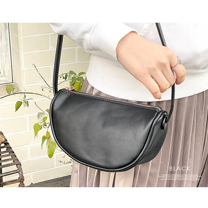 楽天市場】【スーパーSALE特価】 バッグ ハーフムーンショルダーバッグ 