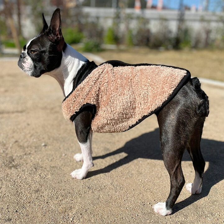 楽天市場】ドッグウェア シープボア背中開きアウター 犬 服 暖かい 犬 